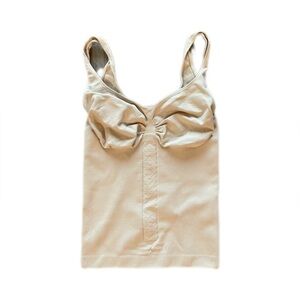 G By Guess Tummy Control Ribbed Camisole Tank Top Shapewear Beige
Women's S/M